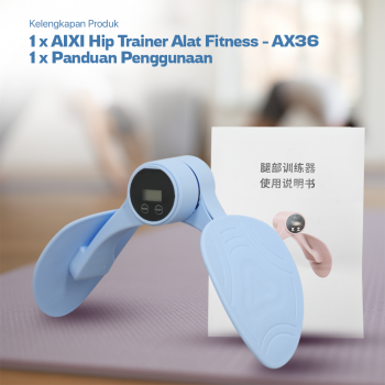 Gambar produk AIXI Hip Trainer Alat Fitness Senam Kegel Counter Kalori Versi Baterai - AX36
