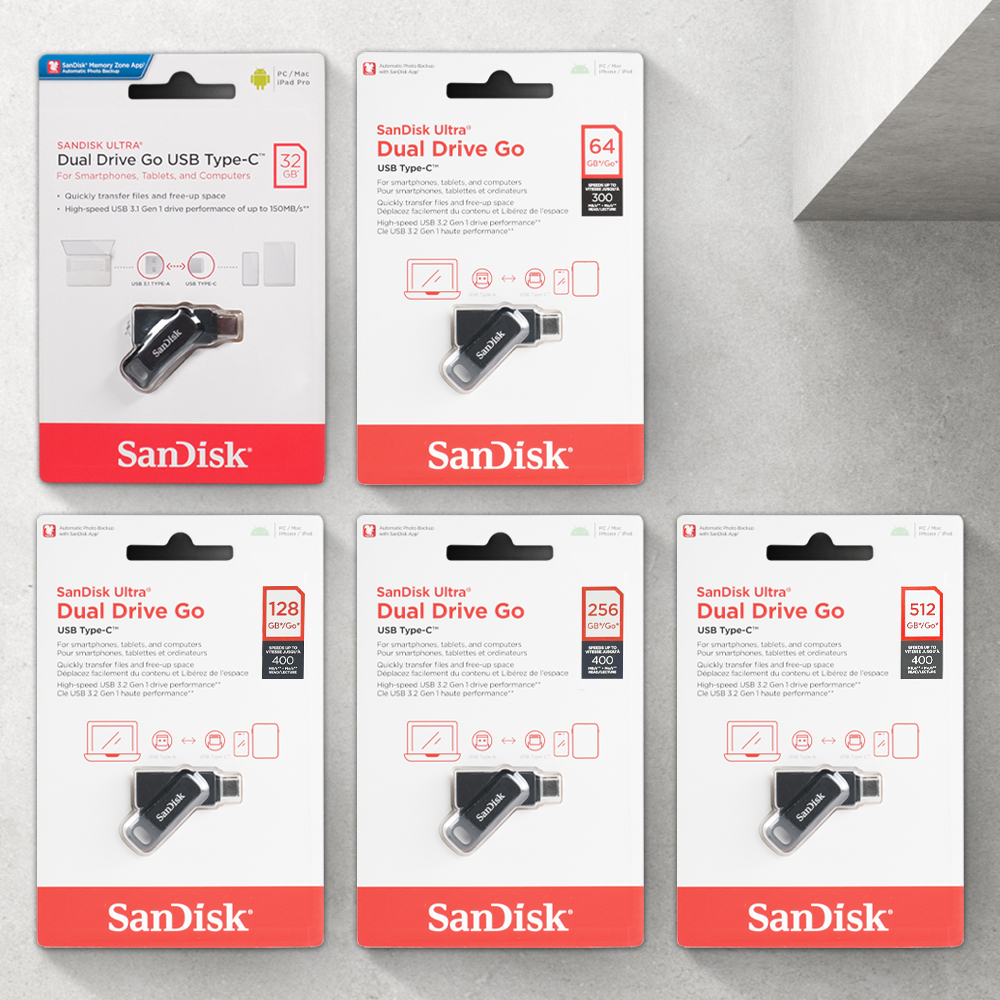 Gambar produk SanDisk Ultra Dual Drive Go USB Type C 64GB - SDDDC3
