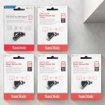 Gambar produk SanDisk Ultra Dual Drive Go USB Type C 64GB - SDDDC3