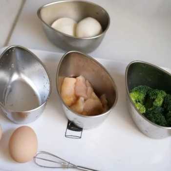 Gambar produk LABRIMP Mangkok Kukus Stainless Steel 410 Steaming Bowl 3 PCS - LB-30