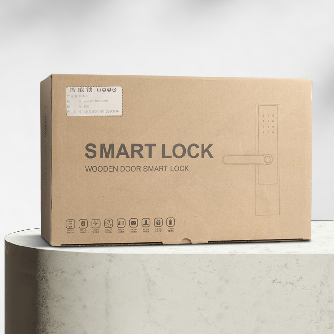 BILIXO Smart Door Lock Fingerprint Password Card RFID Alarm - N1F Gambar produk BILIXO Smart Door Lock Fingerprint Password Card RFID Alarm - N1F