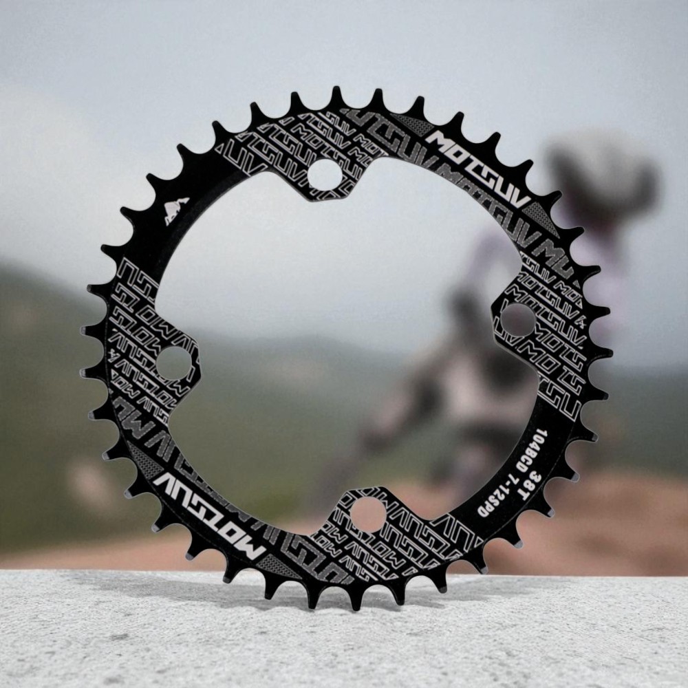 Gambar produk MOTSUV Gigi Sprocket Sepeda Chainring Aluminium Round 38T - 104BCD