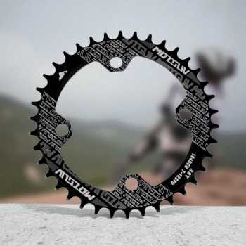 Gambar produk MOTSUV Gigi Sprocket Sepeda Chainring Aluminium Round 38T - 104BCD
