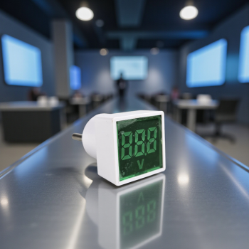 Taffware Alat Pengukur Listrik Voltmeter Digital Display Plug EU 220V - LED-FSV Gambar produk Taffware Alat Pengukur Listrik Voltmeter Digital Display Plug EU 220V - LED-FSV