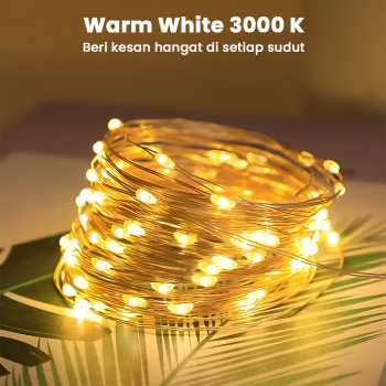 Gambar produk ANBLUB Lampu Hias Gorden String Lights USB 300 LED 3x3M with Remote - ANB300
