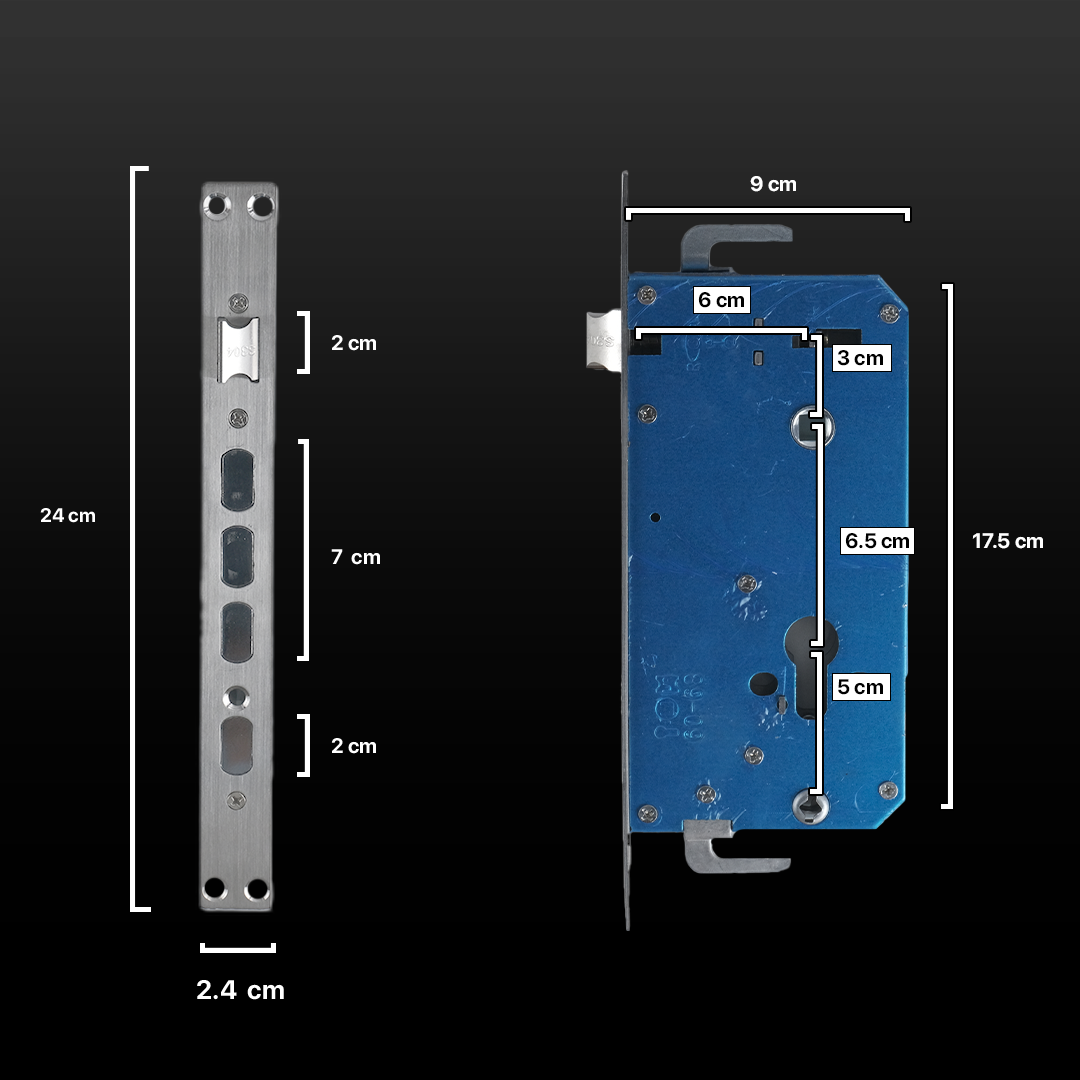 Glomarket Smart Door Lock Fingerprint Face Recognition Password Tuya - CS11 Gambar produk Glomarket Smart Door Lock Fingerprint Face Recognition Password Tuya - CS11
