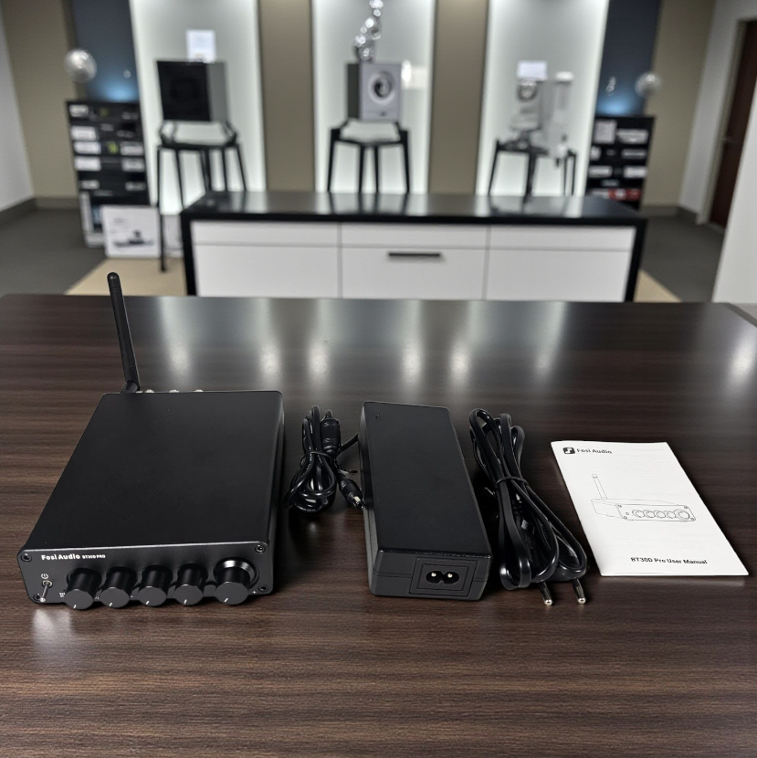 Gambar produk Fosi Audio Amplifier Bluetooth 5.0 HiFi 2.1 Channel 165x2+350W TPA3255 - BT30D PRO- MAX