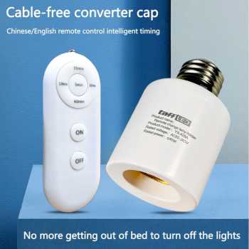 Gambar produk TaffLED Fitting Lampu Bohlam 40W E27 with Remote - YX-428A