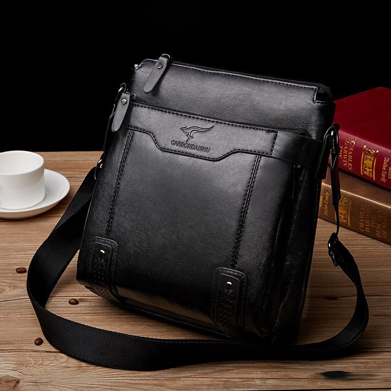 BADENROO Tas Selempang Pria Kulit PU Leather Shoulder Crossbody Bag - BD-27 Gambar produk BADENROO Tas Selempang Pria Kulit PU Leather Shoulder Crossbody Bag - BD-27