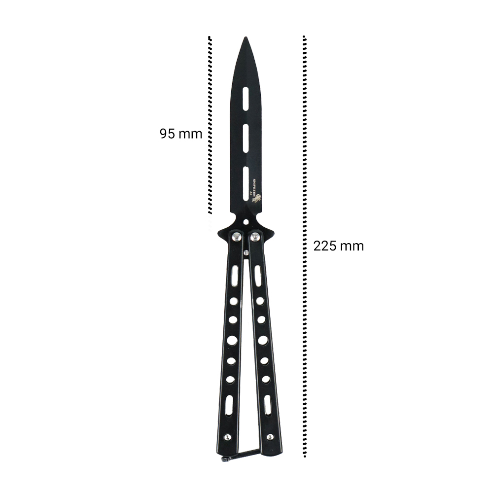 Gambar produk KNIFEZER Pisau Training Balisong Butterfly Knife - A3