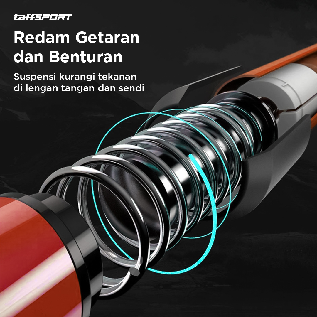 Gambar produk TaffSPORT Tongkat Hiking Telescopic Trekking Pole Aluminium 135cm - X-11