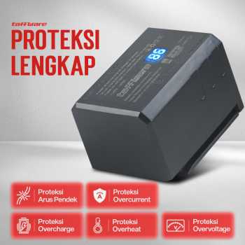 Taffware Baterai Laser Level 3D Rechargeable Battery with LED Display 4800mAh - BM03 Gambar produk Taffware Baterai Laser Level 3D Rechargeable Battery with LED Display 4800mAh - BM03