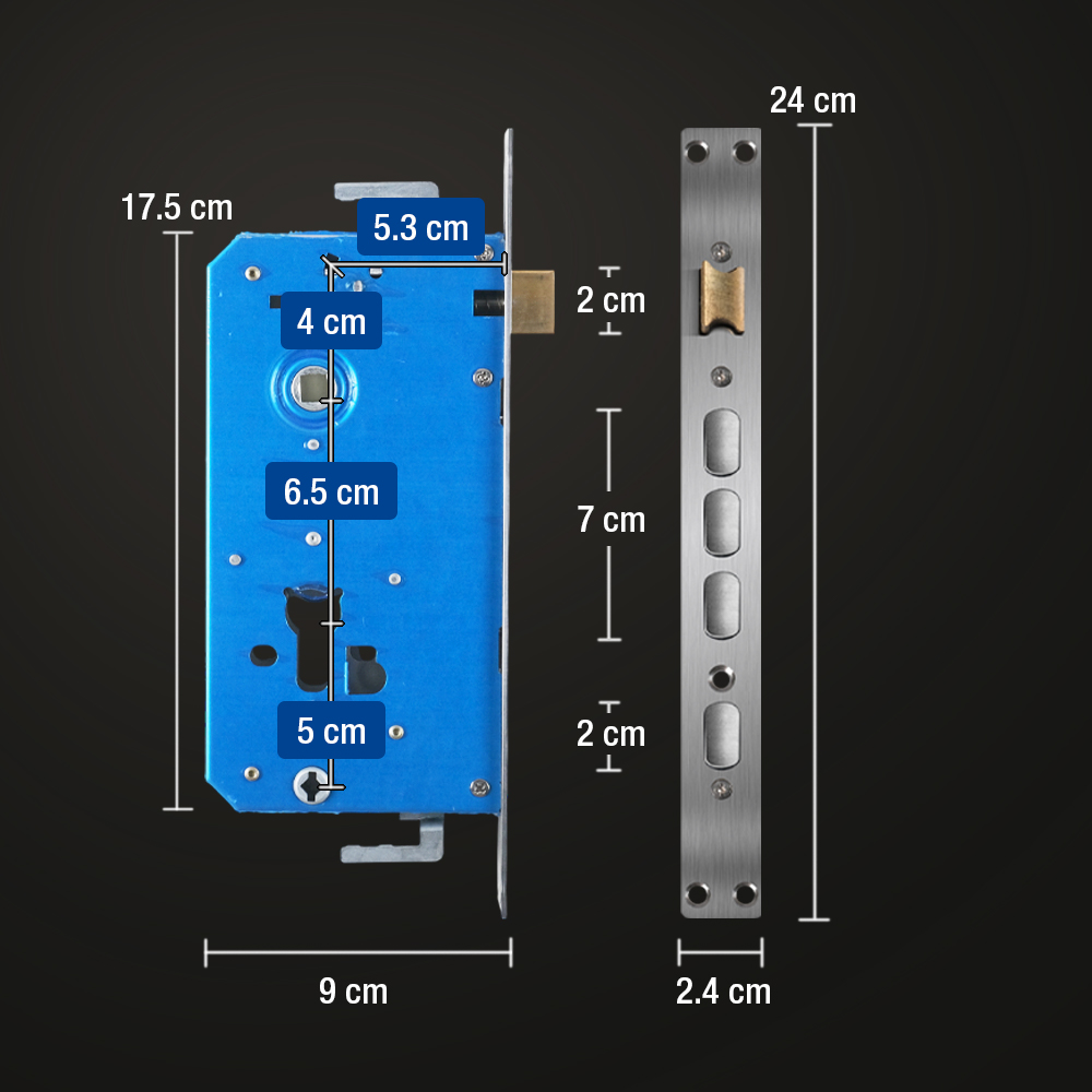 KAILILAI Smart Door Lock Fingerprint Face Recognition Password iCSee - B90 Gambar produk KAILILAI Smart Door Lock Fingerprint Face Recognition Password iCSee - B90