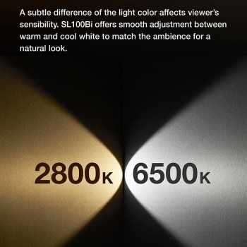 Gambar produk Godox Lampu Studio LED Fill Light Wireless Control 2800-6500K 100W - SL100Bi