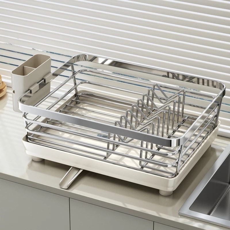 Gambar produk DUTRIEUX Rak Piring Dapur Wastafel Stainless Steel Drying Storage Rack - DR-42