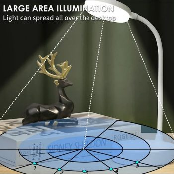 FREN Lampu Baca LED Stepless Dimming Lamp 3 Colors Rechargeable 800mAh - FR25 Gambar produk FREN Lampu Baca LED Stepless Dimming Lamp 3 Colors Rechargeable 800mAh - FR25