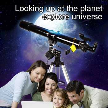 CELESTRON Powerseeker Astronomical Telescope Teropong 80mm - 80EQ Gambar produk CELESTRON Powerseeker Astronomical Telescope Teropong 80mm - 80EQ