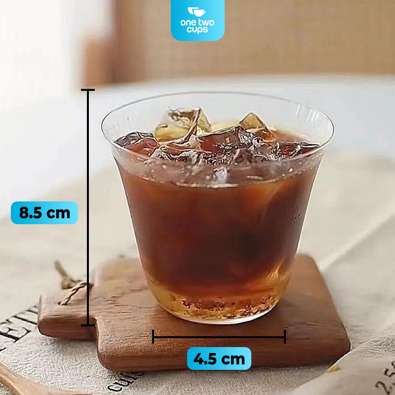 One Two Cups Gelas Whisky Cocktail Wide Mouth Thin Rock Glass 250ml - CG136 Gambar produk One Two Cups Gelas Whisky Cocktail Wide Mouth Thin Rock Glass 250ml - CG136