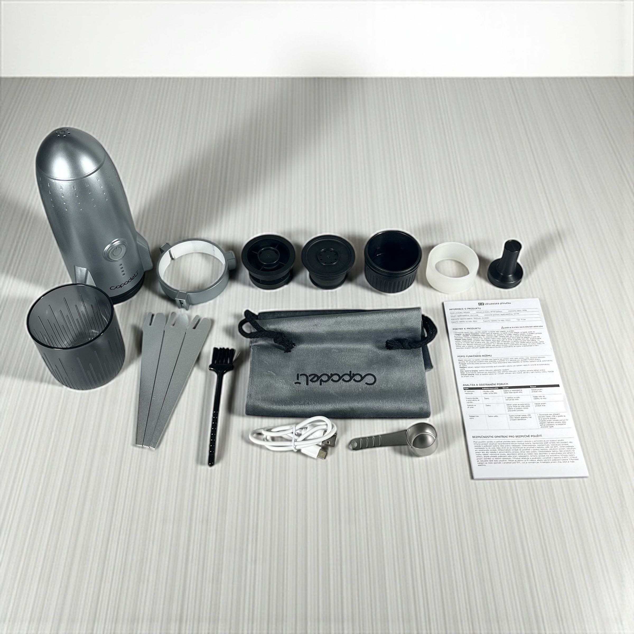 Gambar produk iCafilas Capadeli Nanopresso Coffee Maker Portable 3in1 7800mAh 19 Bar - ME2409