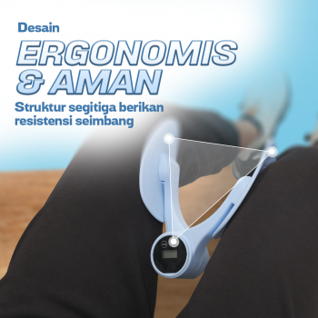 Gambar produk AIXI Hip Trainer Alat Fitness Senam Kegel Counter Kalori Versi Baterai - AX36