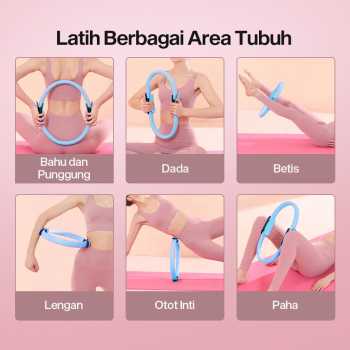 Gambar produk YIWU Magic Ring Resistance Pilates Circle Yoga Fitness 38cm - YW219