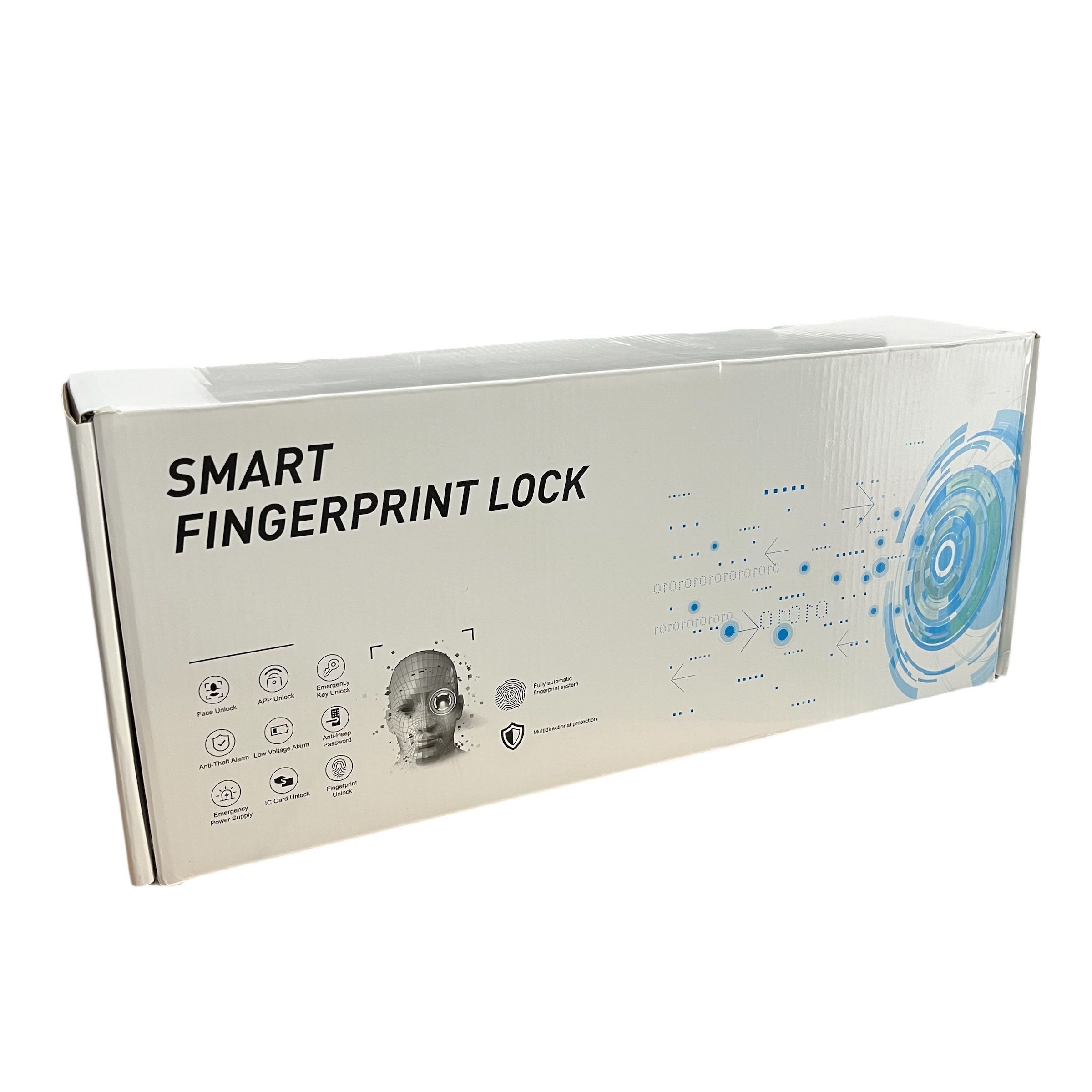 Gambar produk TaffHOME Smart Door Lock Fingerprint Face Recognition Password Tuya - 5S