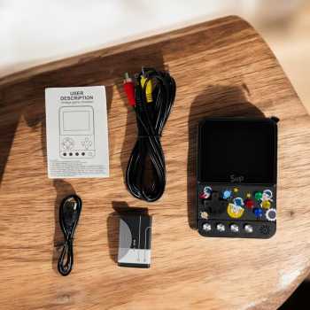 Gambar produk SUP Retro Portable Handheld Console 500 Game 2.8 Inch 128MB RAM - F5