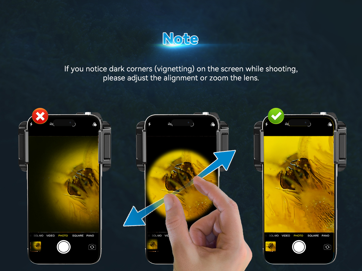 Gambar produk APEXEL Lensa Kamera HP Smartphone Microscope 300X LED with CPL Filter - APL-MS300