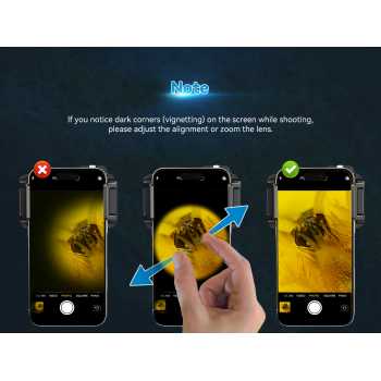 Gambar produk APEXEL Lensa Kamera HP Smartphone Microscope 300X LED with CPL Filter - APL-MS300