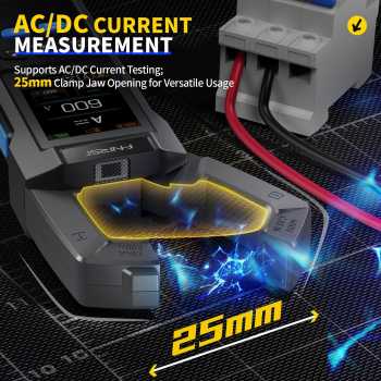 Gambar produk FNIRSI Clamp Meter Digital Multimeter Multitester 10000 Count 600A - DMC-100