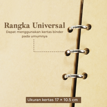 Gambar produk Toddi BESTOYARD Buku Jurnal Leather Diary A6 70GSM 140 Halaman Blank - B-606