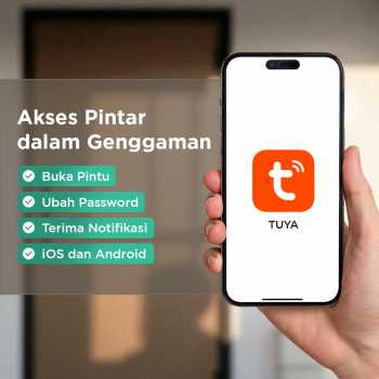 MAISUSTY Smart Door Lock Fingerprint Password WiFi Tuya - G1F Gambar produk MAISUSTY Smart Door Lock Fingerprint Password WiFi Tuya - G1F