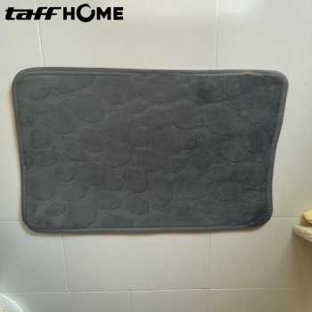 Gambar produk TaffHOME Keset Kamar Mandi Cobble Stone Super Absorbent 60x40cm - Jn39