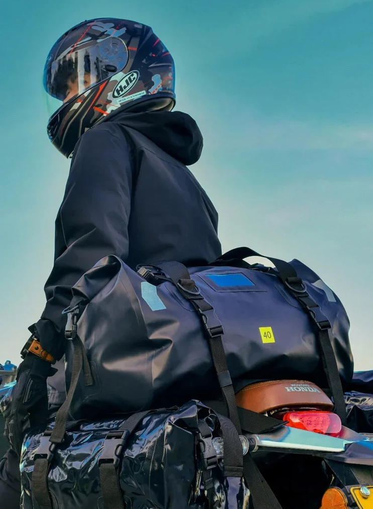 Gambar produk CHINK Tas Motor Touring Back Seat Tail Pannier Bag Waterproof PVC 66L - CH03