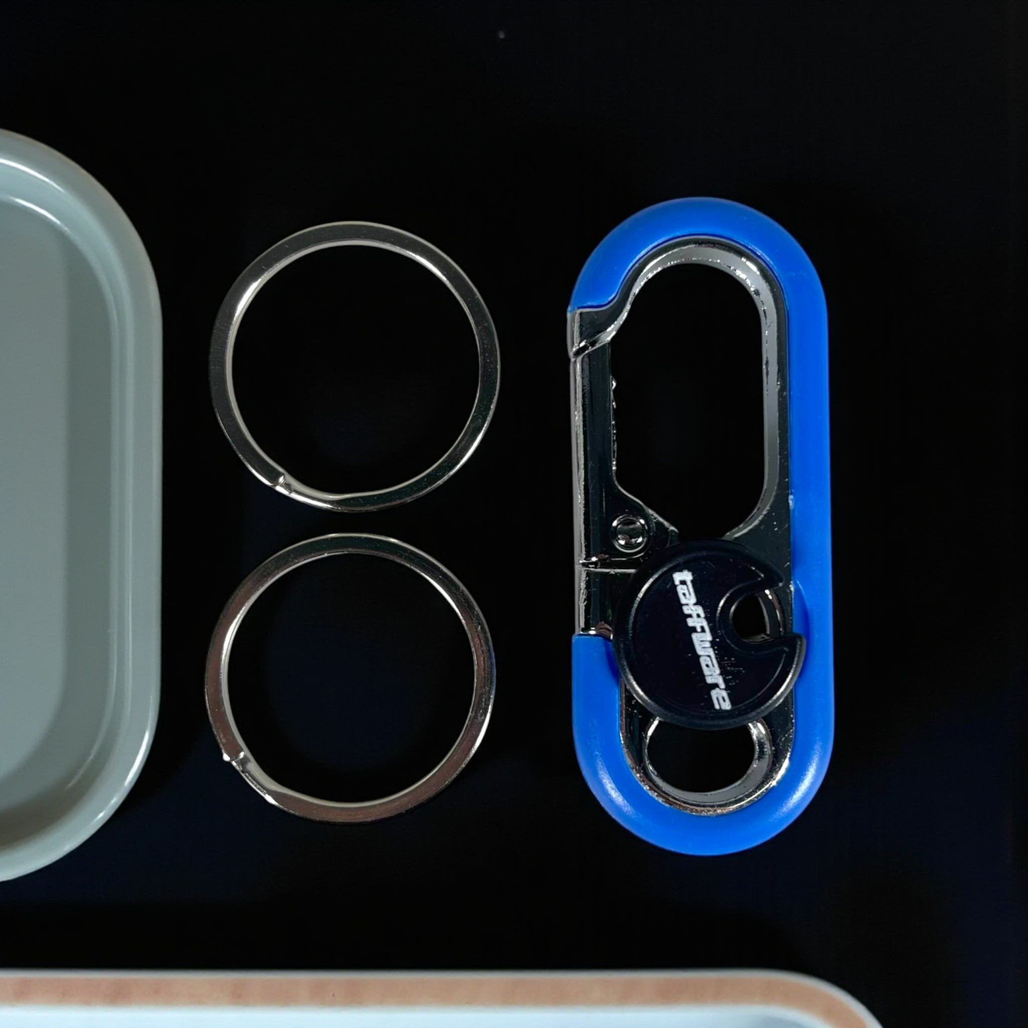 Taffware Gantungan Kunci Carabiner Keychain Clip Stainless Steel - A3746 Gambar produk Taffware Gantungan Kunci Carabiner Keychain Clip Stainless Steel - A3746