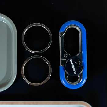 Gambar produk Taffware Gantungan Kunci Carabiner Keychain Clip Stainless Steel - A3746