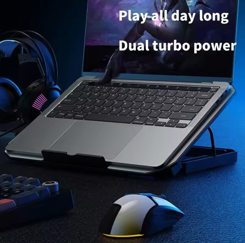 iDock Cooling Pad Laptop Gaming Kipas Pendingin 2 Fans 17 Inch - N22 Gambar produk iDock Cooling Pad Laptop Gaming Kipas Pendingin 2 Fans 17 Inch - N22