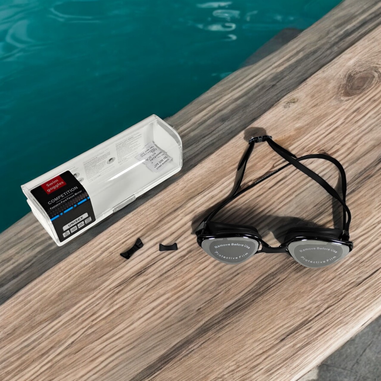Gambar produk TaffSPORT Kacamata Renang Anti Fog UV Protection - GOG-3550