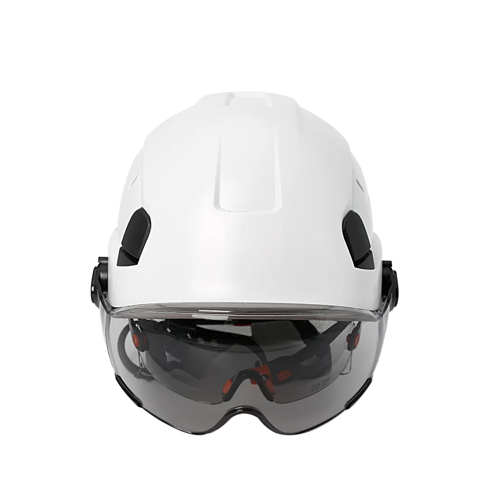 Aolamegs Helm Proyek Konstruksi K3 Safety Protection Double Visor - SF06 Gambar produk Aolamegs Helm Proyek Konstruksi K3 Safety Protection Double Visor - SF06
