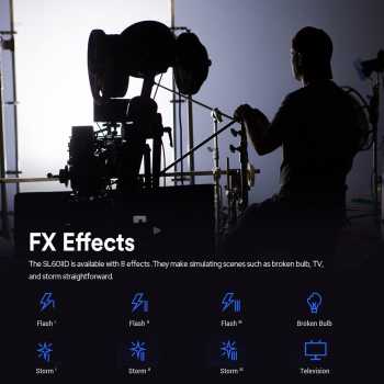 Gambar produk Godox Lampu Studio LED Fill Light 2.4G Wireless Bowens 5600K 70W - SL60IID