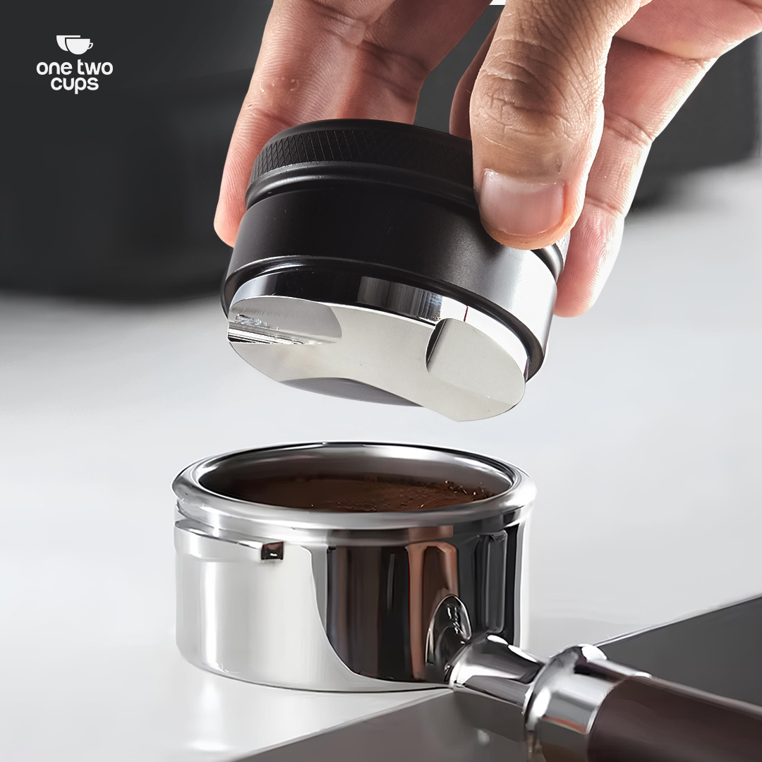 Gambar produk One Two Cups Tamper Kopi Triangle Press Coffee Powder Stainless Steel 58mm - 3153