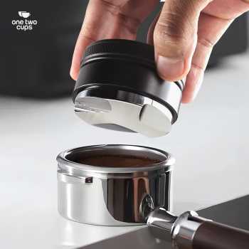 Gambar produk One Two Cups Tamper Kopi Triangle Press Coffee Powder Stainless Steel 58mm - 3153
