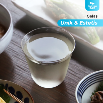 Gambar produk One Two Cups Gelas Whisky Cocktail Ultra Thin Rock Glass 300ml - KM137