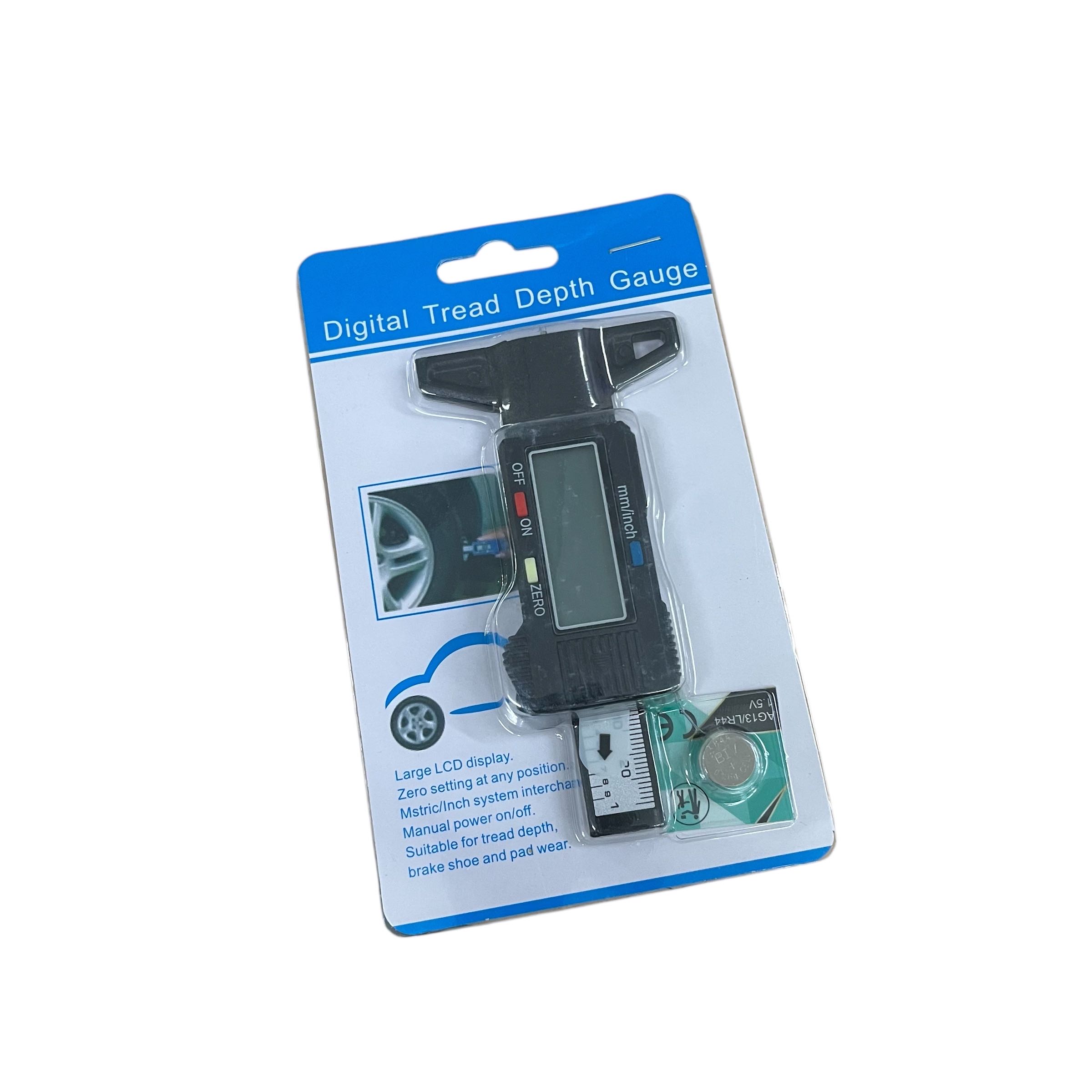 GemRed Alat Ukur Kedalaman Ban Digital Tyre Tread Depth Gauge - QST-601 Gambar produk GemRed Alat Ukur Kedalaman Ban Digital Tyre Tread Depth Gauge - QST-601