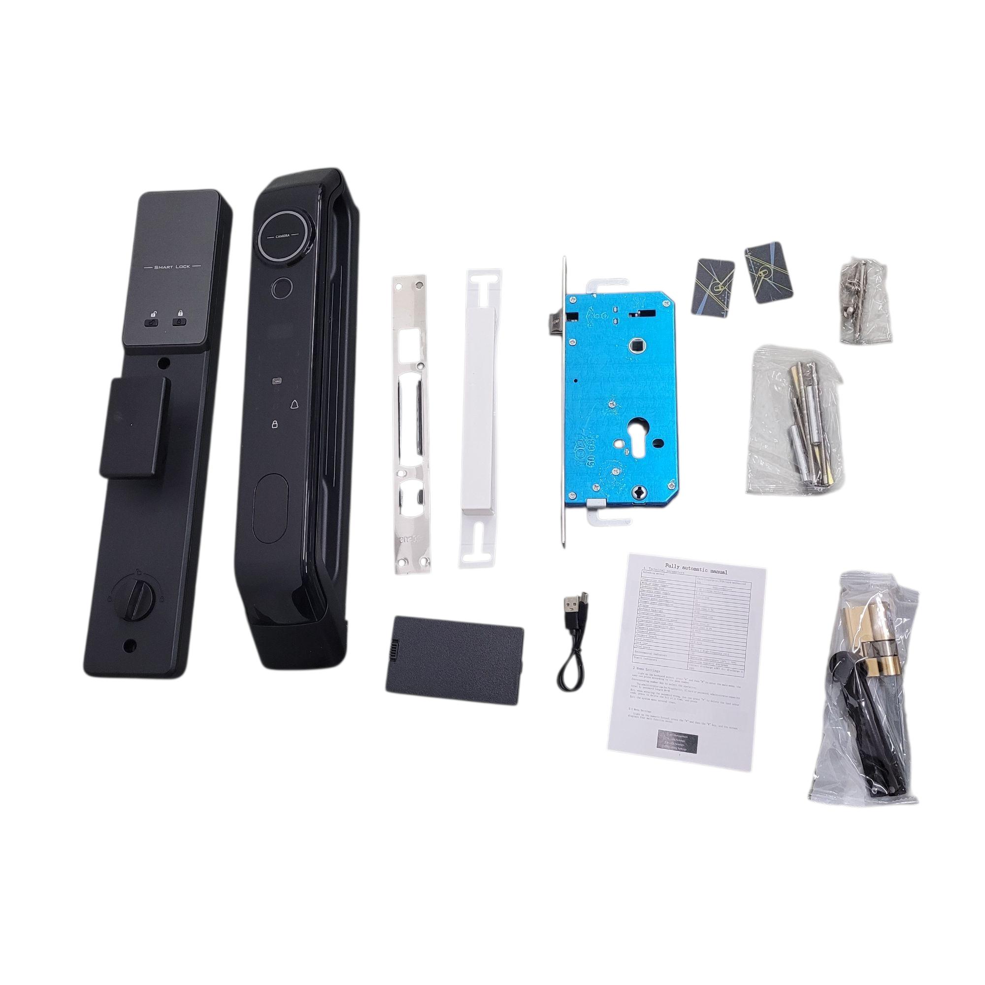 Gambar produk Glomarket Smart Door Lock Fingerprint Password Card RFID Alarm - B02-JC