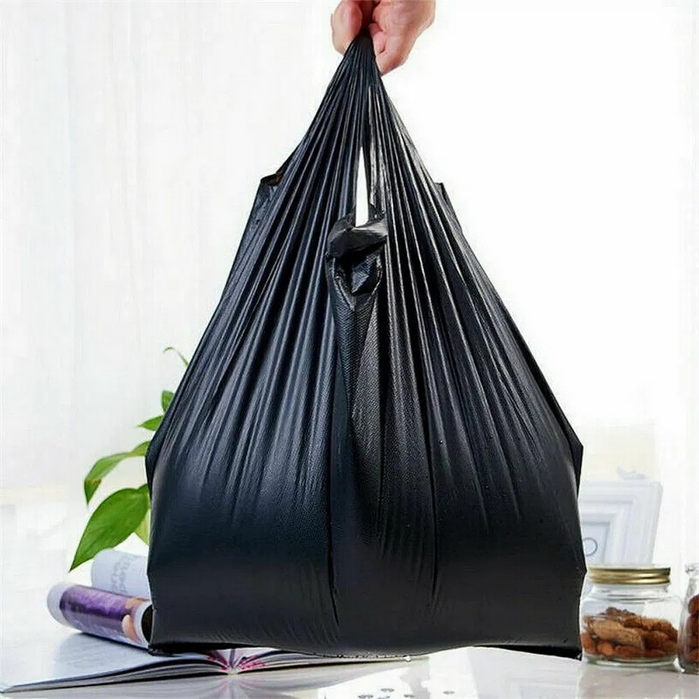 Gambar produk CERIU Kantong Plastik Kresek Disposable Plastic Bag 32x52cm 50 PCS - CR-50