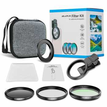 Gambar produk APEXEL Lensa Filter Kamera Smartphone Multi Coating UV/CPL/ND 67mm - APL-67FL3N