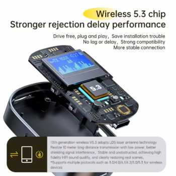 VIKEFON Bluetooth Adapter 2in1 Transmitter Receiver Audio 5.3 2.4GHz - T68 Gambar produk VIKEFON Bluetooth Adapter 2in1 Transmitter Receiver Audio 5.3 2.4GHz - T68