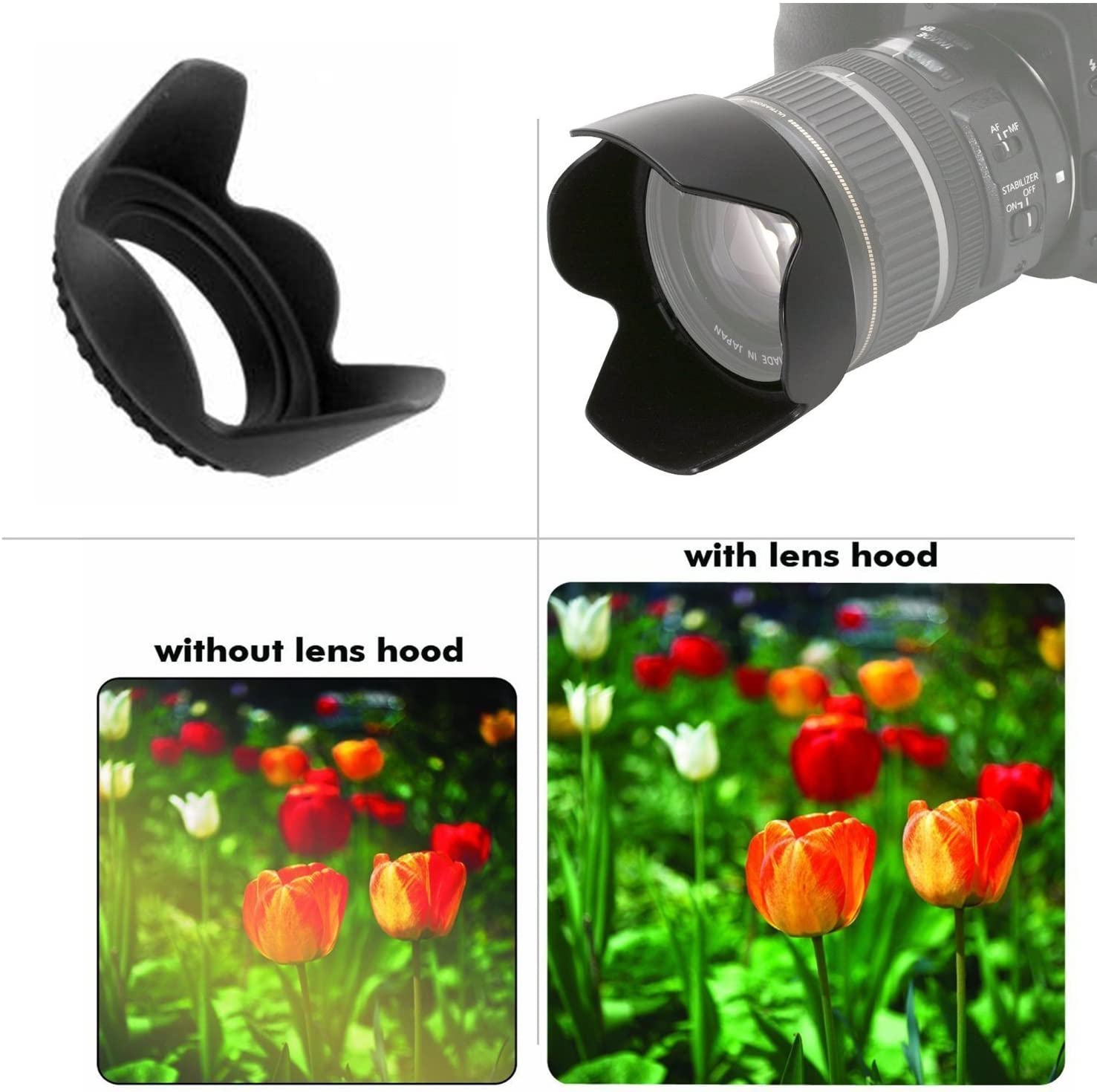 Gambar produk Lens Hood Screw Mount for Kamera DSLR 52mm