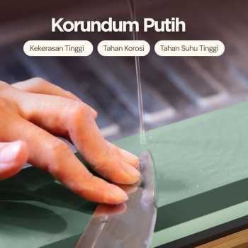 KNIFEZER Glitzy Batu Pengasah Pisau Whetstone Knife Sharpener 1000/3000 - Wkss-02 Gambar produk KNIFEZER Glitzy Batu Pengasah Pisau Whetstone Knife Sharpener 1000/3000 - Wkss-02